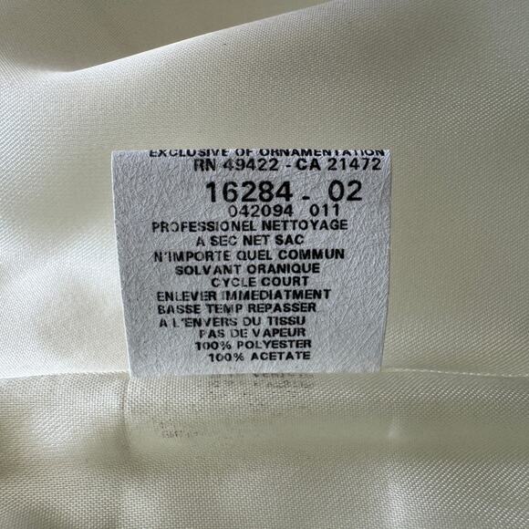 VTG SCOTT MCCLINTOCK Millennium 2000 Lace Top Size 12 Bridal - Picture 12 of 13